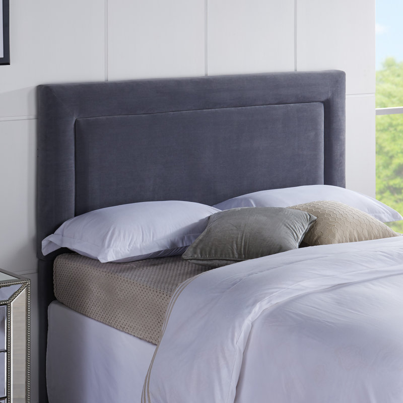 Upholstered Headboard, Dove, Full / Queen