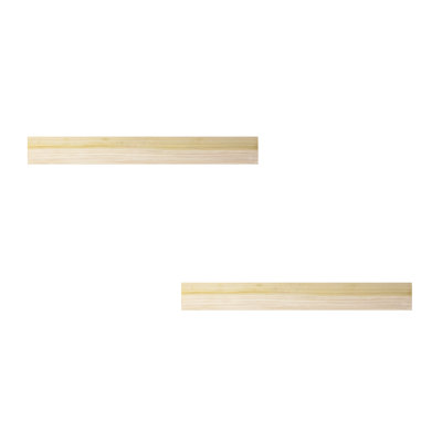 Poplar Floating Shelves