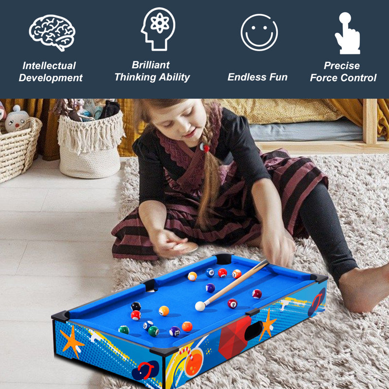 Table Top Pool Table RayChee Manufactured Wood Pool