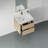 24" Wall-Mounted Bathroom Vanity