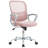 Game Chairs, Ergonomic Mid-Back Mesh Swivel Rolling Work With Wheels, Comfortable Lumbar Support