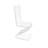 Chair, Clear Ghost Acrylic - Z LED Design 10035-2 Returned Unit