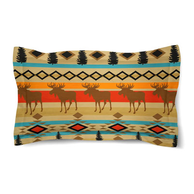 Taie décorative Laure Home Tribal Lodge Moose