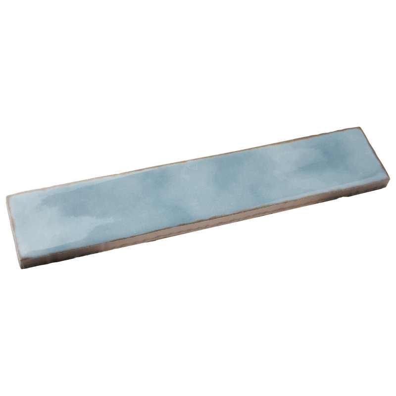 Hudson Studio Soho Brick 1-7/8 In. X 9-3/4 In. Ceramic Wall Tile, Blue