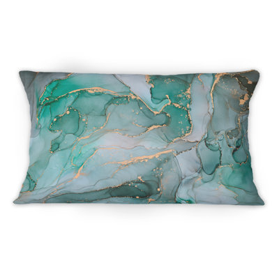 Coussin 12 "x 20" Green Luxury