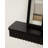 Wooden Ribbed Two-Piece Shelf Set