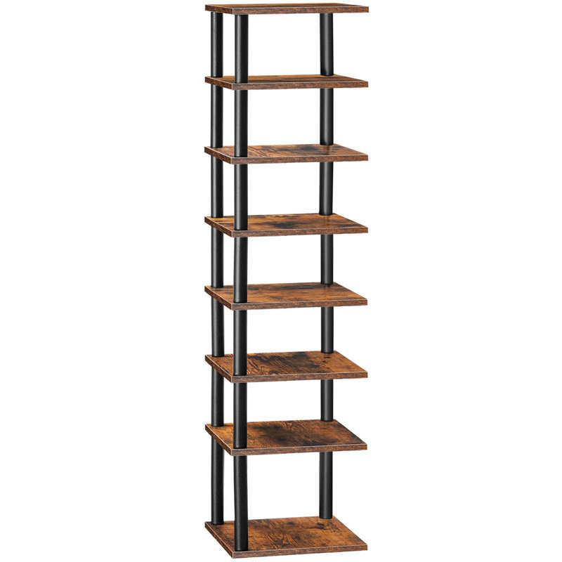 High Narrow Shoe Rack 8-Layer Vertical Shoe Rack Suitable For Small Space Corner Shoe Rack