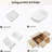 Rectangular Ceramic Vessel Sink For Bathroom