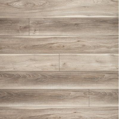Highcliffe Greige 7 in. x 48 in. 5mm 20mil Waterproof Rigid Core Luxury Vinyl Plank Flooring