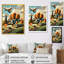 Petit village dans une campagne d'automne sur toile-761047748-761047800