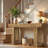 Rectangular wooden Mateus with study sled legs