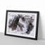 Leopard Climbing from a Tree in Abstract - Framed Print-55771985-55771986