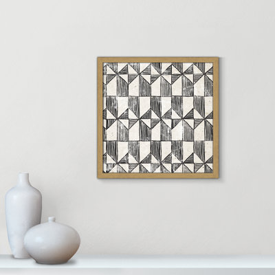 White Art Deco I Print by Aimee Wilson