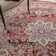 Tapis rouge / beige Lowndes