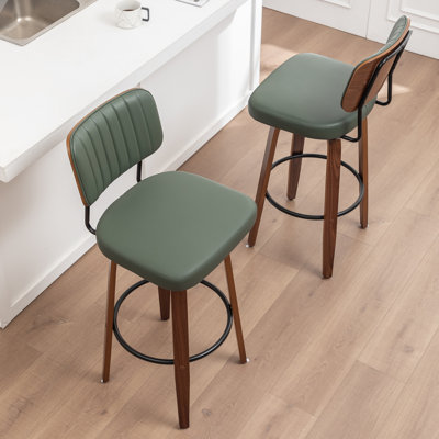 Swivel Upholstered Counter Stool