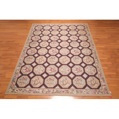 Wool Floral Indoor Rug