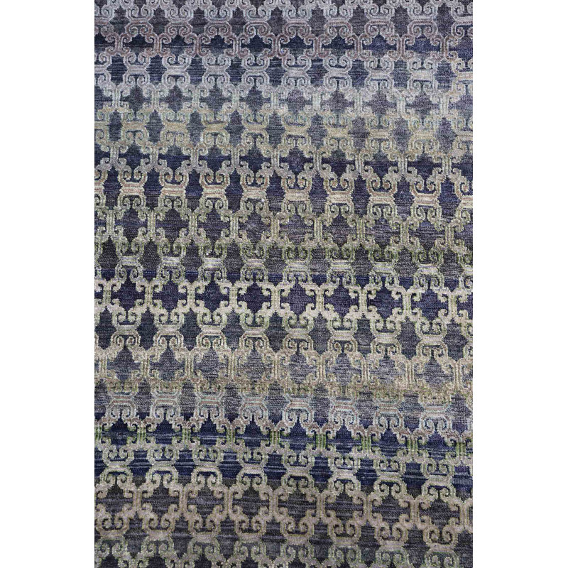 Tapis unique 8 pi 10 po x 12 pi 4 po Silk Treasures