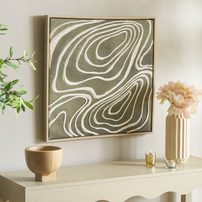 «Oyster Bar Plaster» sur toile, art mural