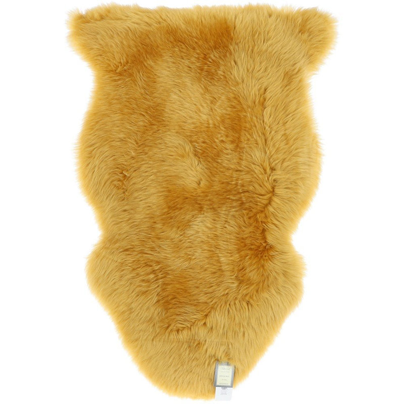 Single Australian Sheepskin Rug Ochre