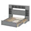 Lit en bois avec armoire-501988103