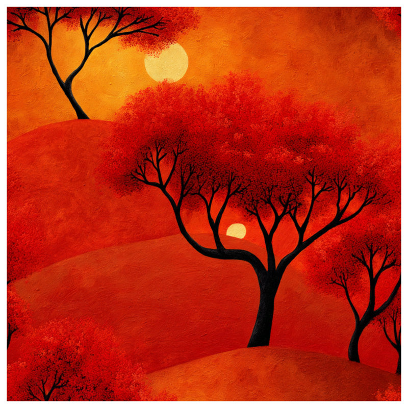 Coussin Sunset Sunset, 26 x 26 inches