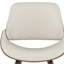 Chaise rembourrée Malden avec structure ergonomique en bois massif et style Mid-Century moderne-1865313707