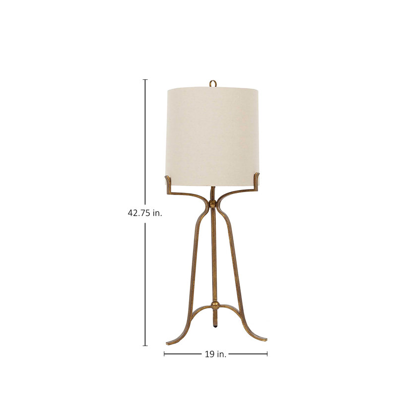 Elena 42.8" Table Lamp, Ashwell Gold