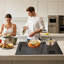 Plaque de cuisson électrique à 4 brûleurs Karinear avec plaque de cuisson électrique 30 pouces 6700W, 220 ~ 240V Indicateur de chaleur résiduelle