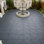 Paquet de 44 tuiles de terrasse emboîtables, installation facile, carreaux de plastique résistants aux intempéries et nécessitant peu d'entretien pour le porche, la piscine, le balcon, la cour et l'intérieur