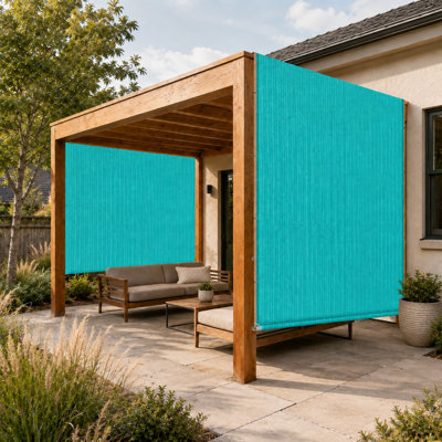 Colourtree Pergola Cover High Density Shade Replacement Canopy with Stainless Steel Weighted Rod