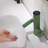 Single-Hole Single-Handle Bathroom Faucet With Drain Assembly-122282148