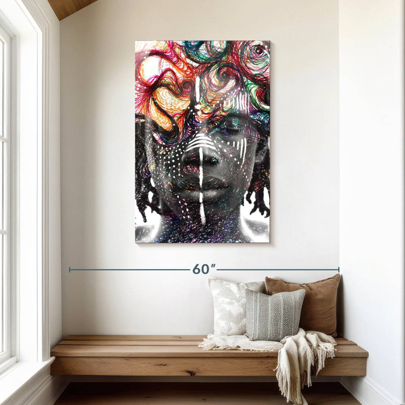 Leisha Paintography Man, 45" H x 30" W