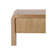 Modern 3-Drawer Console Table With Vertical Slats, Round Edge Design, Perfect For Entryway, Hallway Or Behind Sofa