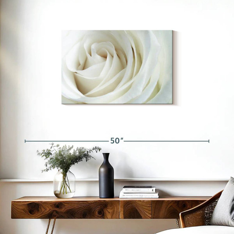Rose en soie Harnek, H 20 po x l 30 po