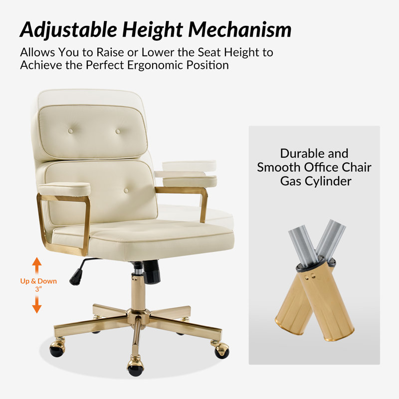Office Chair, Ivory