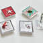 Red Santa Hat Beaded Napkin Box Set