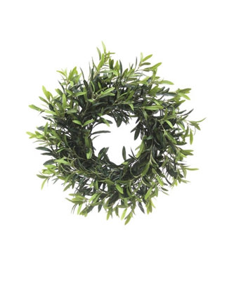 24" Artificial Olive Leaf Wreath