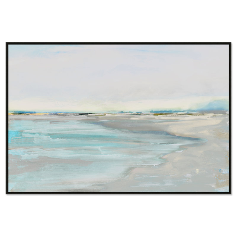 «Inlet at Dusk Print» par Val Rhodes, Espresso, H 41,5 po x l 61,5 po