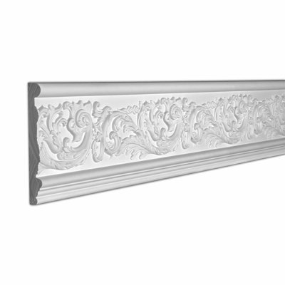 7.06'' H x 96'' W x 1'' D Plastic Chair Rail