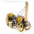 C1829 Yellow Rocket Steam Engine Model Sculpture