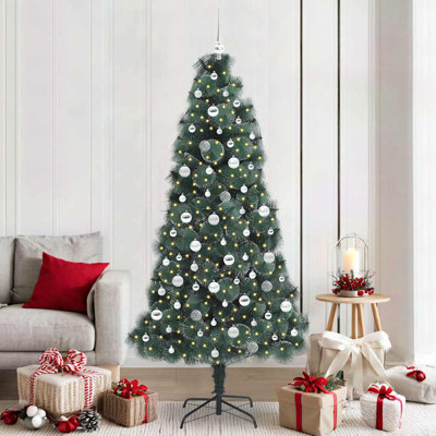 Artificial Pre-lit Christmas Tree with Ball Set