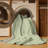Machine Washable Solid Brown Area Rug-655783961