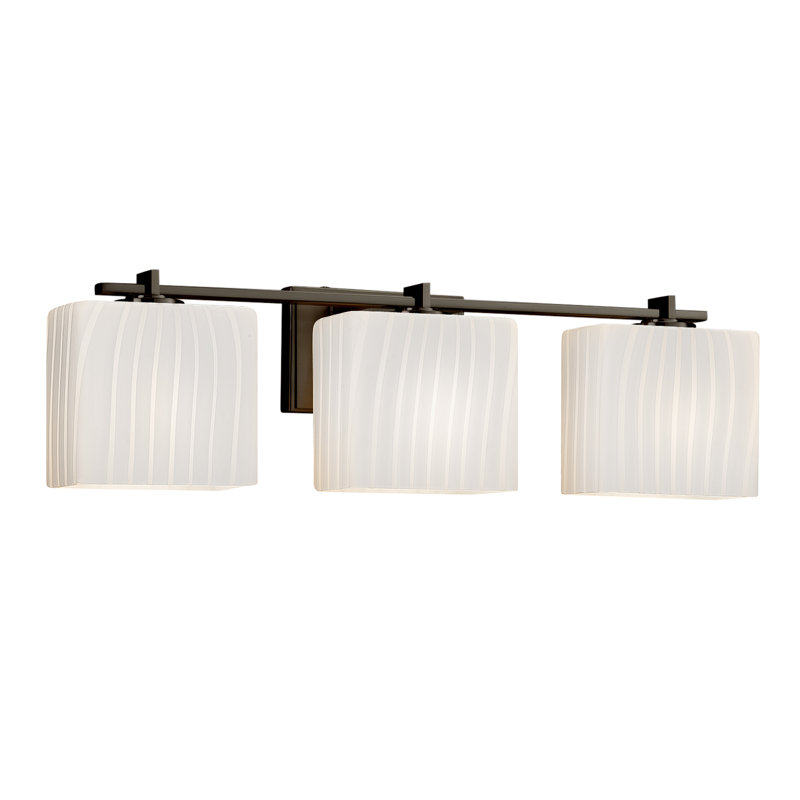 Éclairage pour meuble-lavabo 3 lumières Casson, Bronze foncé
