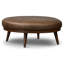 Repose-pieds en cuir italien Rowland-955784489