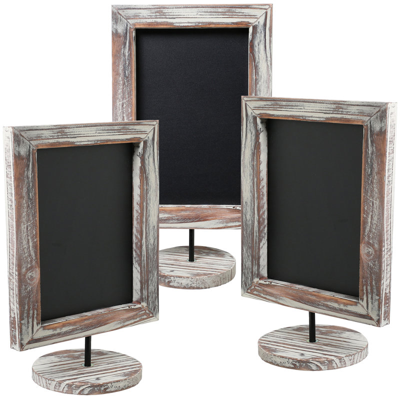 Tableau noir en bois