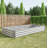 2PCS Silver 8×4×1ft Metal Raised Rectangle Garden Planter Beds-218084680