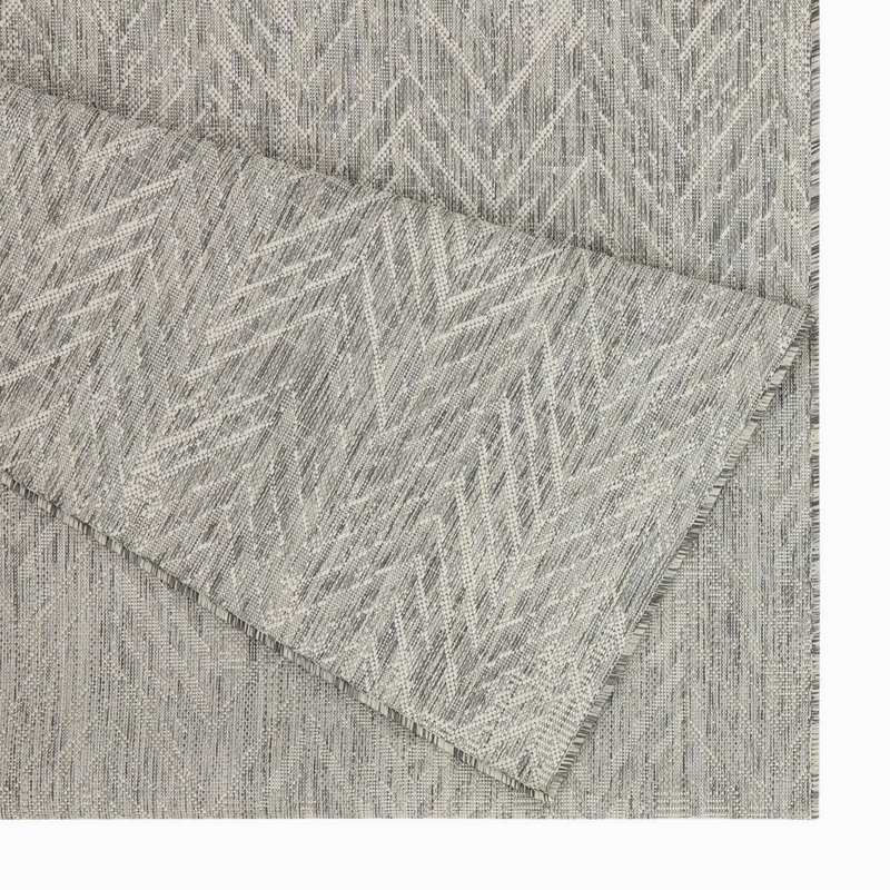 Tapis intérieur/extérieur, Argent, Rectangle 7 pi 10 po x 10 pi 3 po