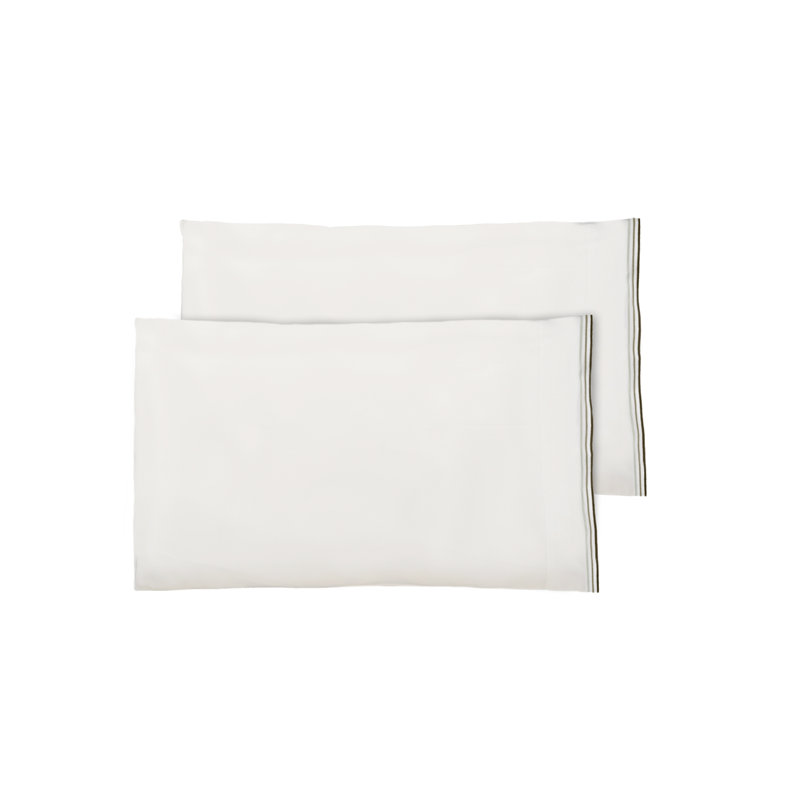 Cavriglia Embroidery By DEA Sateen Pillow Case, Standard Pillow Case