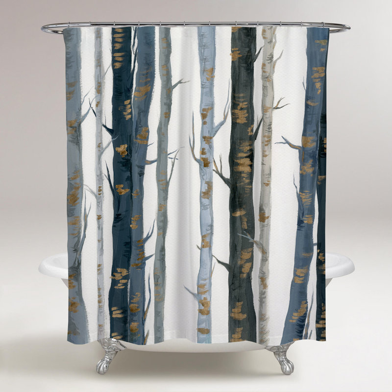 Alverta Floral Shower Curtain