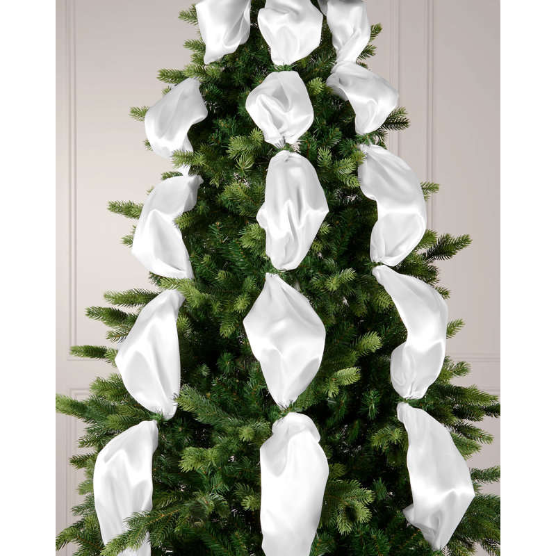 2000cm Satin Ribbon, White